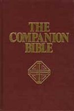 Companion Bible, Hardcover, Burgundy, Enlarged Type Indexed