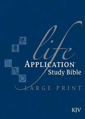 KJV Life Application Study Bible/Large Print-Hardcover