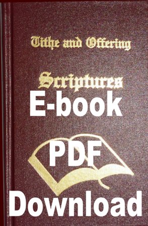 Tithe and Offering Scriptures E-Book