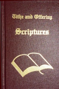 Tithe and Offering Scriptures Book + Excel Spreadsheet + EBook