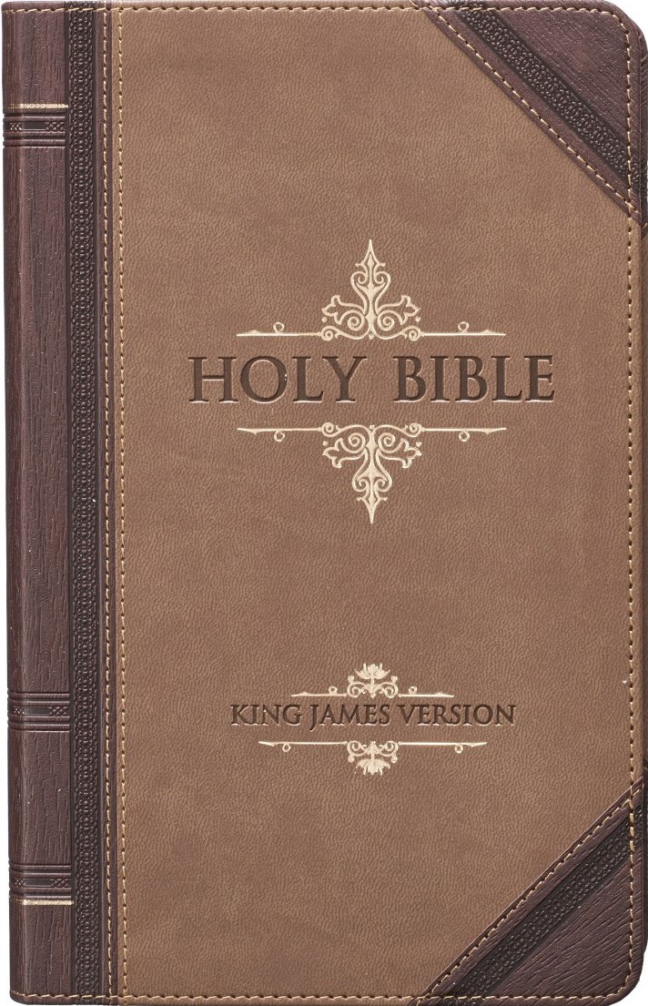 Brown Two-tone Faux Leather Giant Print KJV Bible