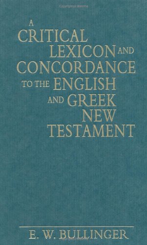 Critical Lexicon & Concordance