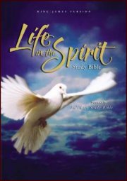 KJV Life In The Spirit Study Bible Black Bonded Leather