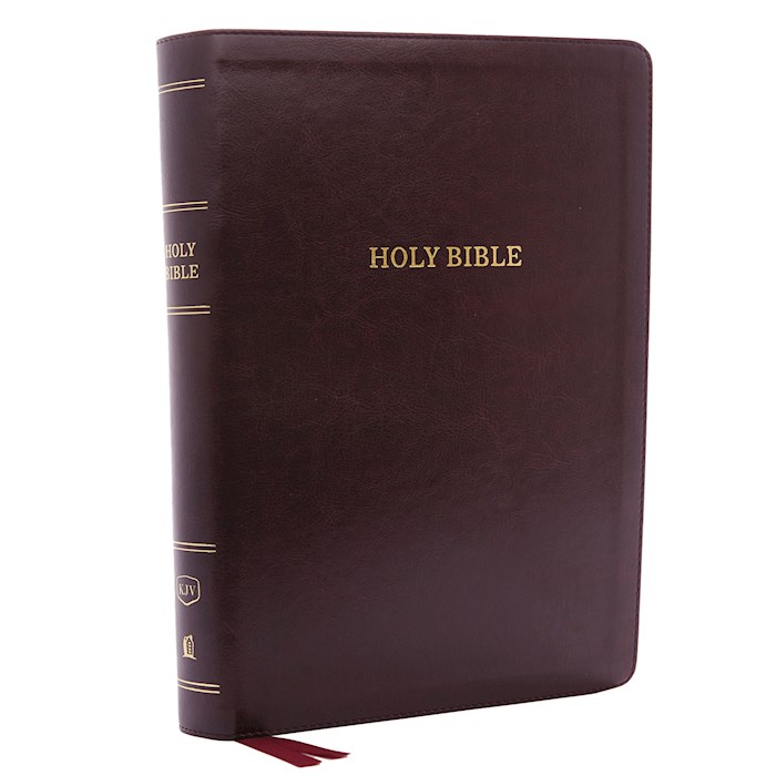 KJV Super Giant Print Reference Bible Brown Flexisoft