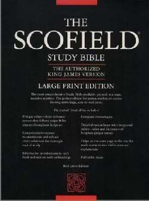 Old Scofield Large Print KJV Burgundy Gen. Leather Index