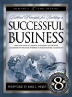 Biblical Principles For Building A Successful Business