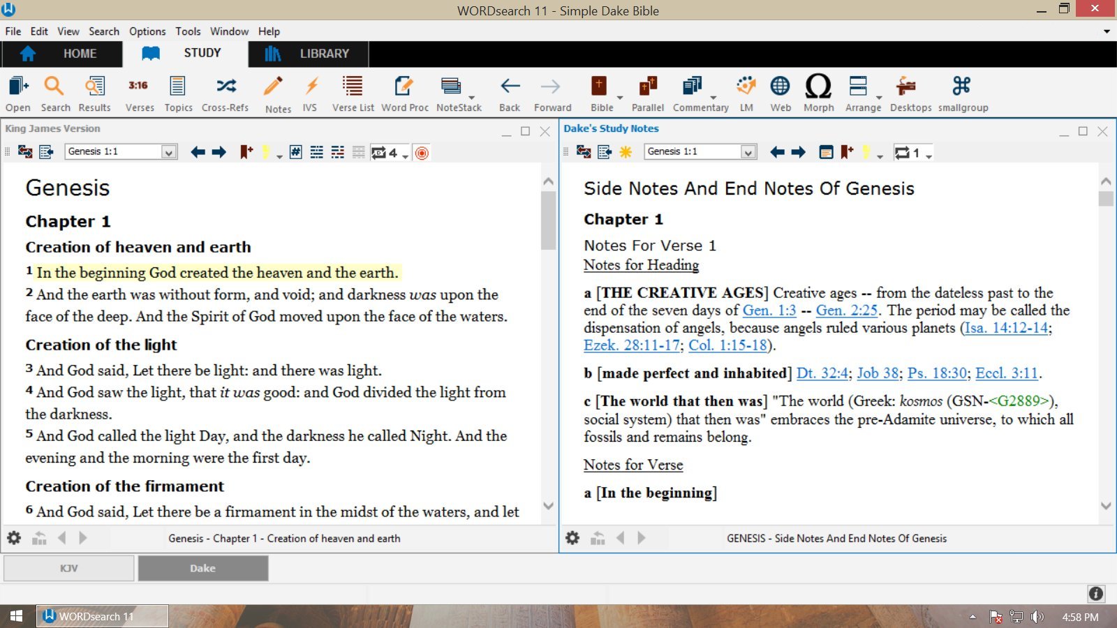 Dake Wordsearch 12 Bible software